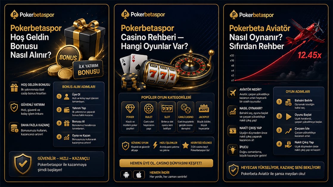 Pokerbetaspor Spor Bahisleri Oranları Karşılaştırma Pokerbetaspor Spor Bahisleri Oranları Karşılaştırma - Pokerbetaspor rehber görseli