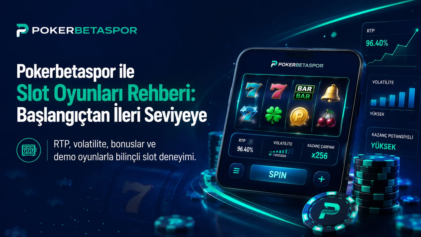 Pokerbetaspor ile Slot Oyunları Rehberi: Başlangıçtan İleri Seviyeye Pokerbetaspor ile Slot Oyunları Rehberi: Başlangıçtan İleri Seviyeye - Pokerbetaspor rehber görseli